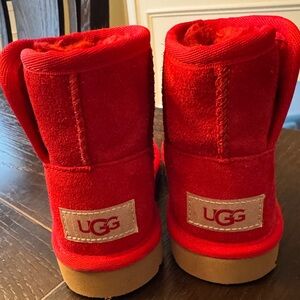 UGG Kids Red Rain & Snow Boots